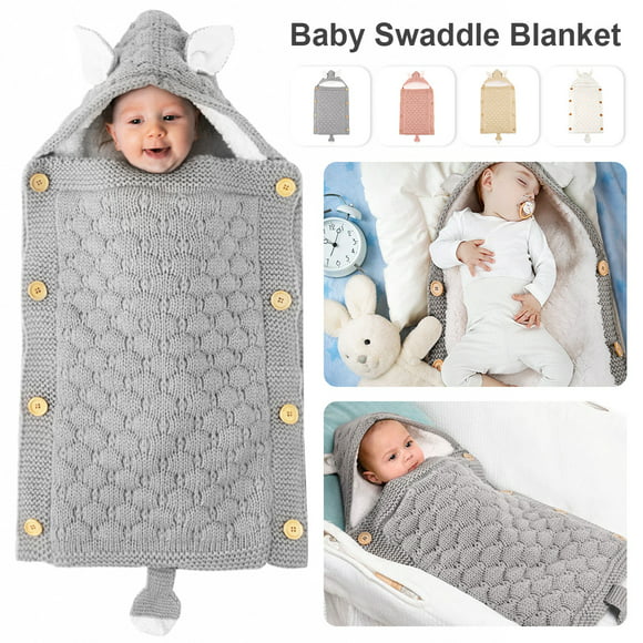 pureborn Baby Sleeping Bag Detachable Sleeve Wearable Blanket Warm Winter&Autumn 